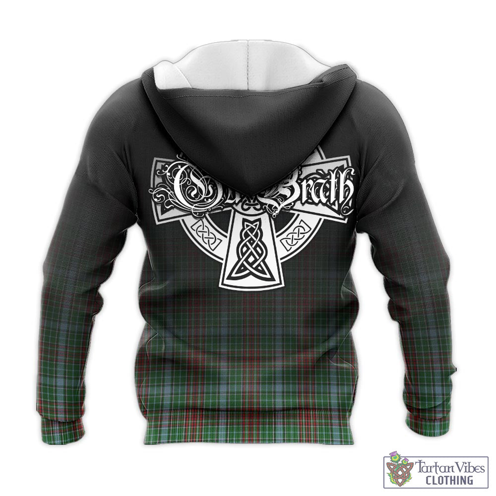 Tartan Vibes Clothing Gayre Tartan Knitted Hoodie Featuring Alba Gu Brath Family Crest Celtic Inspired