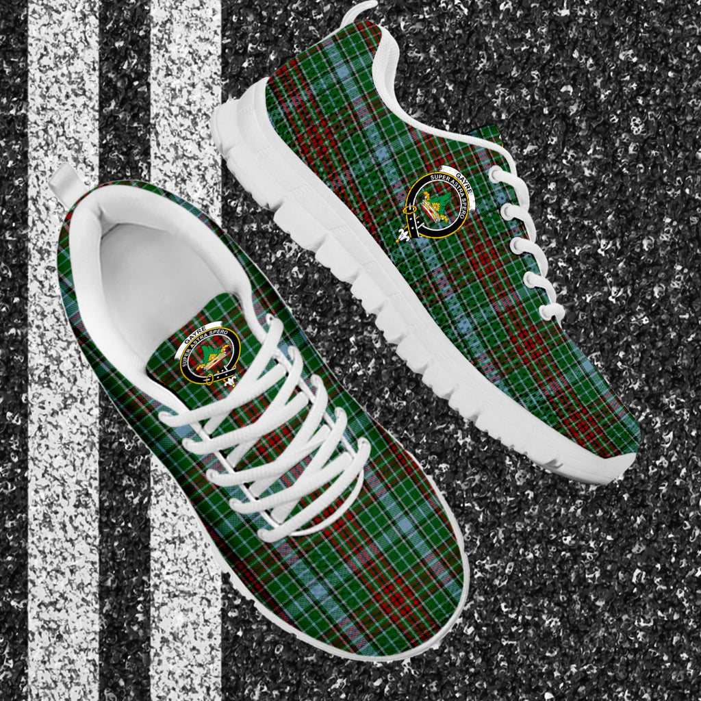 Gayre Tartan Sneakers with Family Crest - Tartan Vibes Clothing