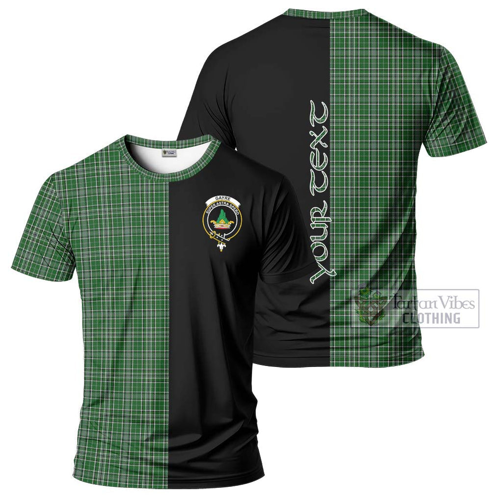 Gayre Dress Tartan T-Shirt with Family Crest and Half Of Me Style Kid's Shirt - Tartanvibesclothing Shop