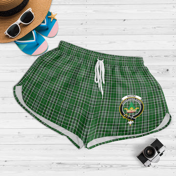 Gayre Dress Tartan Womens Shorts with Family Crest