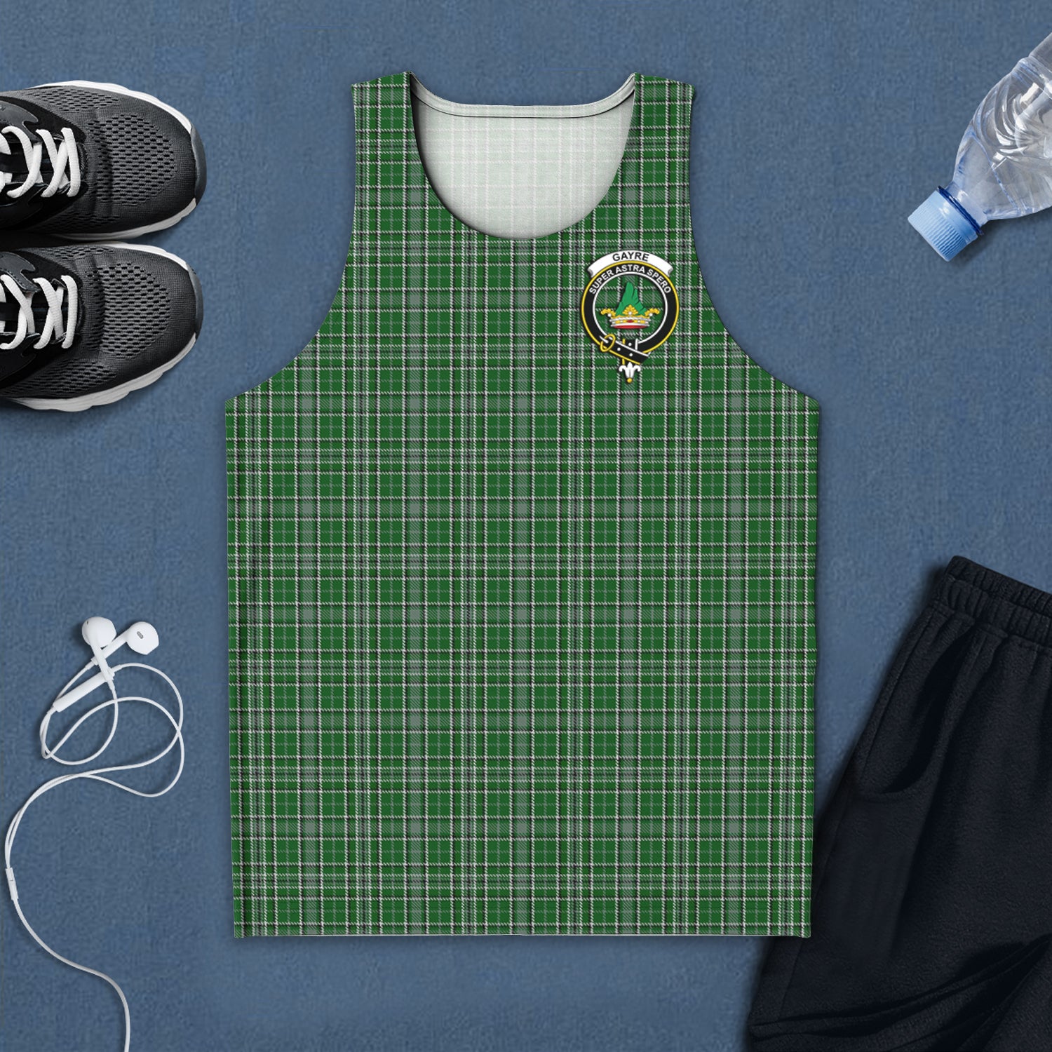 gayre-dress-tartan-mens-tank-top-with-family-crest