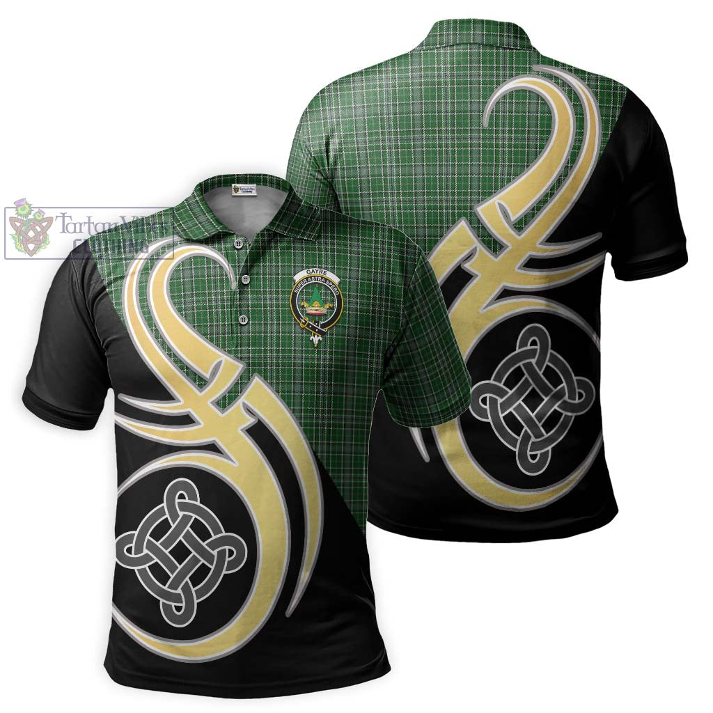 Gayre Dress Tartan Polo Shirt with Family Crest and Celtic Symbol Style Kid - Tartan Vibes Clothing