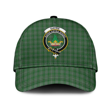 Gayre Dress Tartan Classic Cap with Family Crest