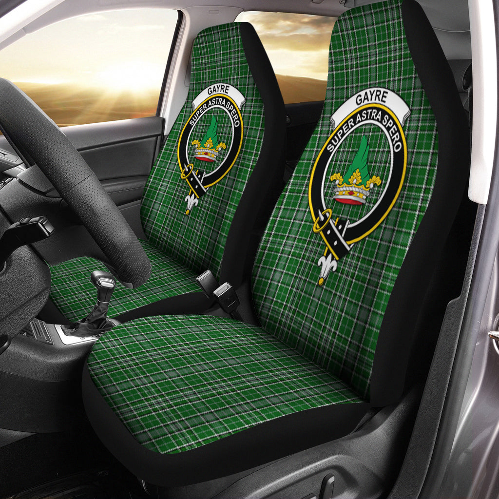 Gayre Dress Tartan Car Seat Cover with Family Crest One Size - Tartanvibesclothing