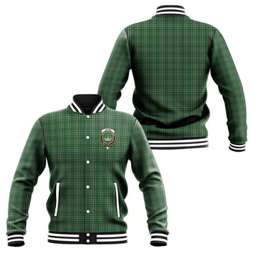 Gayre Dress Tartan Baseball Jacket with Family Crest