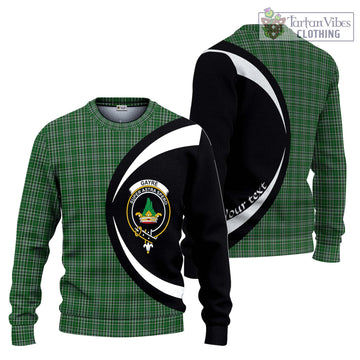 Gayre Dress Tartan Ugly Sweater with Family Crest Circle Style