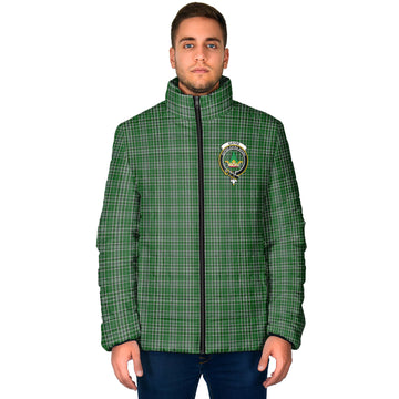 Gayre Dress Tartan Padded Jacket with Family Crest