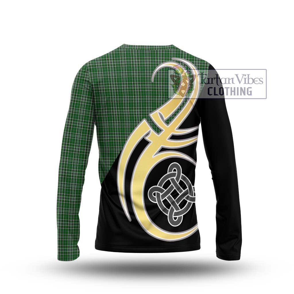 Gayre Dress Tartan Long Sleeve T-Shirt with Family Crest and Celtic Symbol Style - Tartan Vibes Clothing