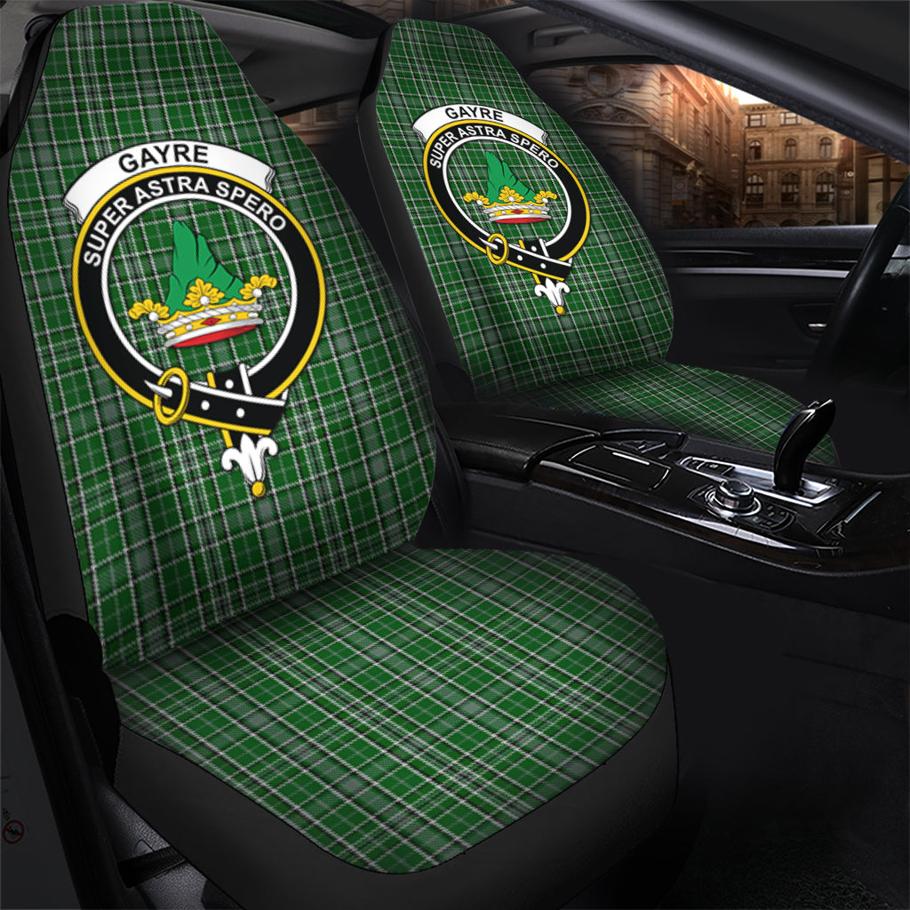 Gayre Dress Tartan Car Seat Cover with Family Crest - Tartanvibesclothing