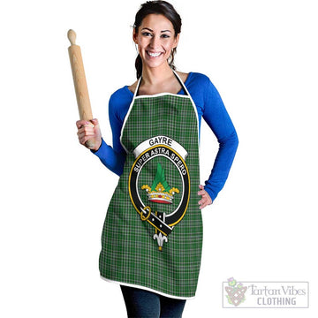 Gayre Dress Tartan Apron with Family Crest