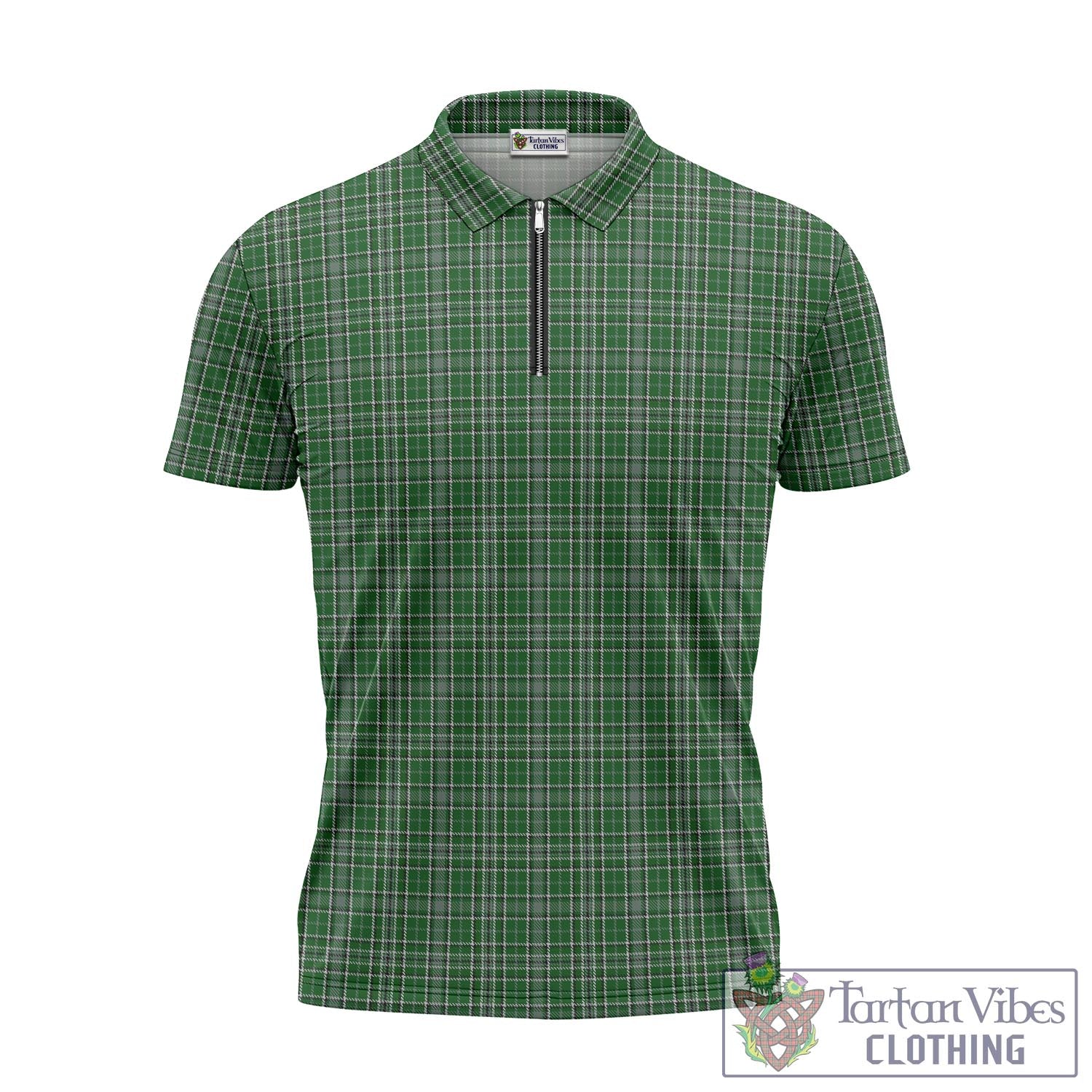 Tartan Vibes Clothing Gayre Dress Tartan Zipper Polo Shirt