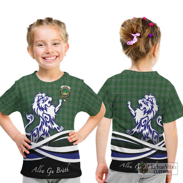 Gayre Dress Tartan Kid T-Shirt with Alba Gu Brath Regal Lion Emblem