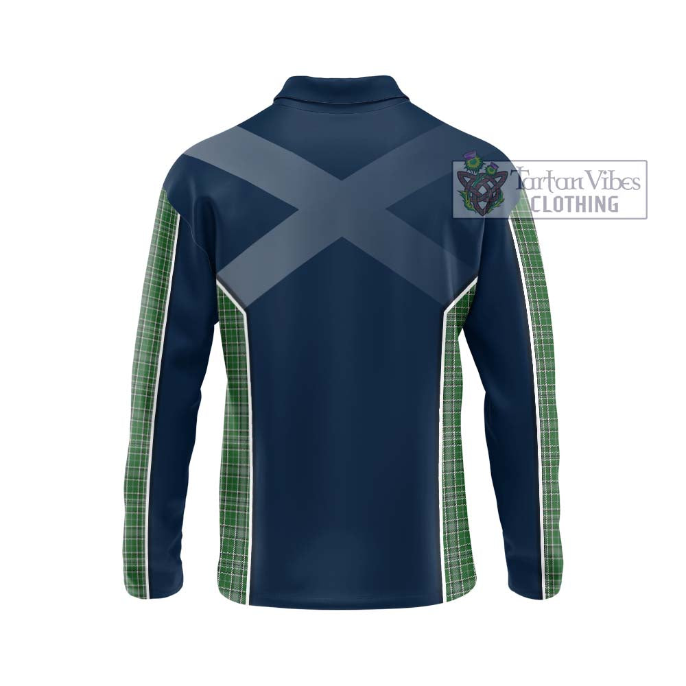 Gayre Dress Tartan Long Sleeve Polo Shirt with Family Crest and Lion Rampant Vibes Sport Style - Tartan Vibes Clothing