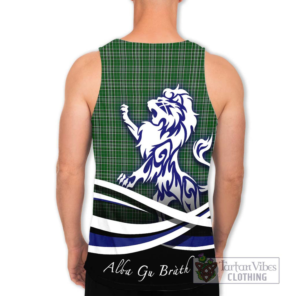 Gayre Dress Tartan Men's Tank Top with Alba Gu Brath Regal Lion Emblem - Tartanvibesclothing Shop