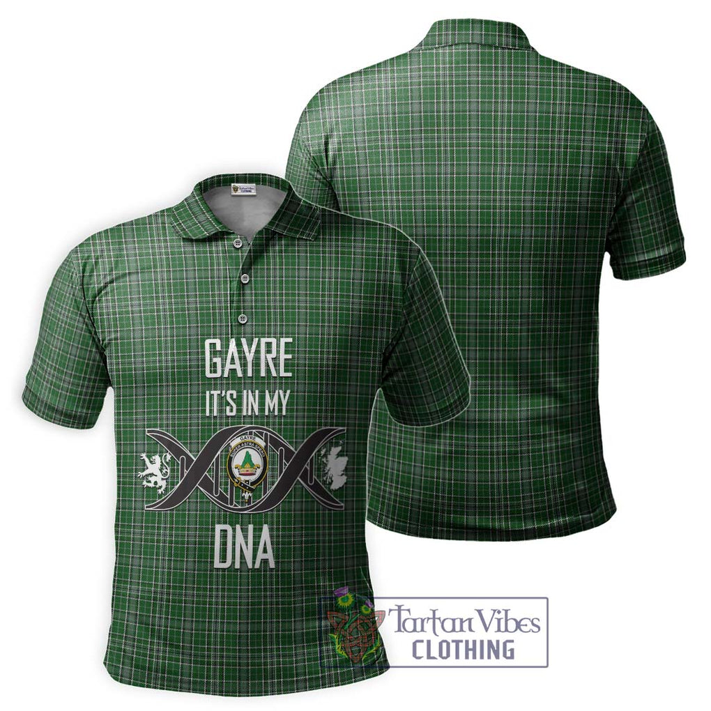 Gayre Dress Tartan Polo Shirt with Family Crest DNA In Me Style - Tartanvibesclothing Shop