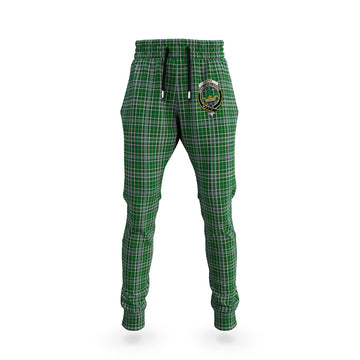 Gayre Dress Tartan Joggers Pants with Family Crest