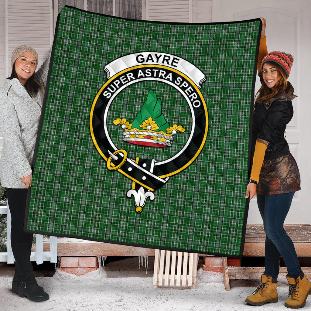 gayre-dress-tartan-quilt-with-family-crest