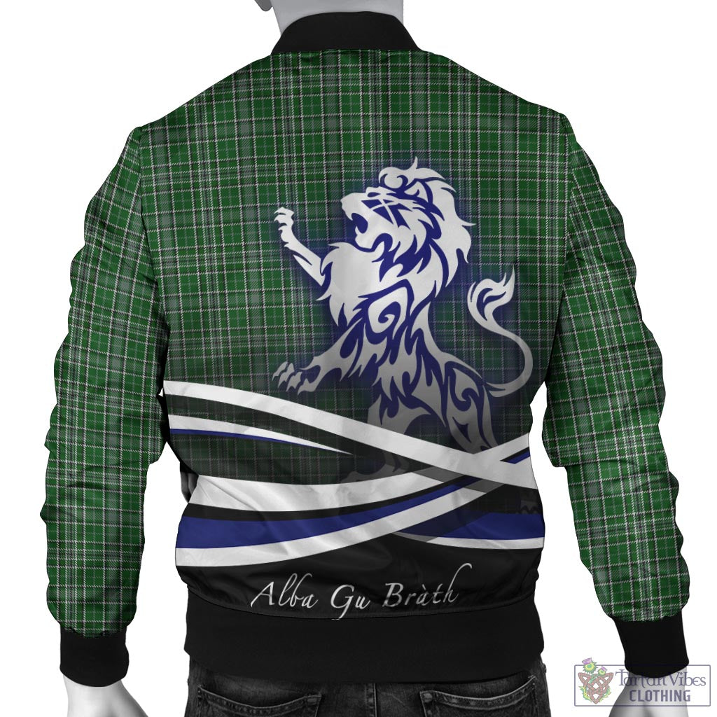 Tartan Vibes Clothing Gayre Dress Tartan Bomber Jacket with Alba Gu Brath Regal Lion Emblem