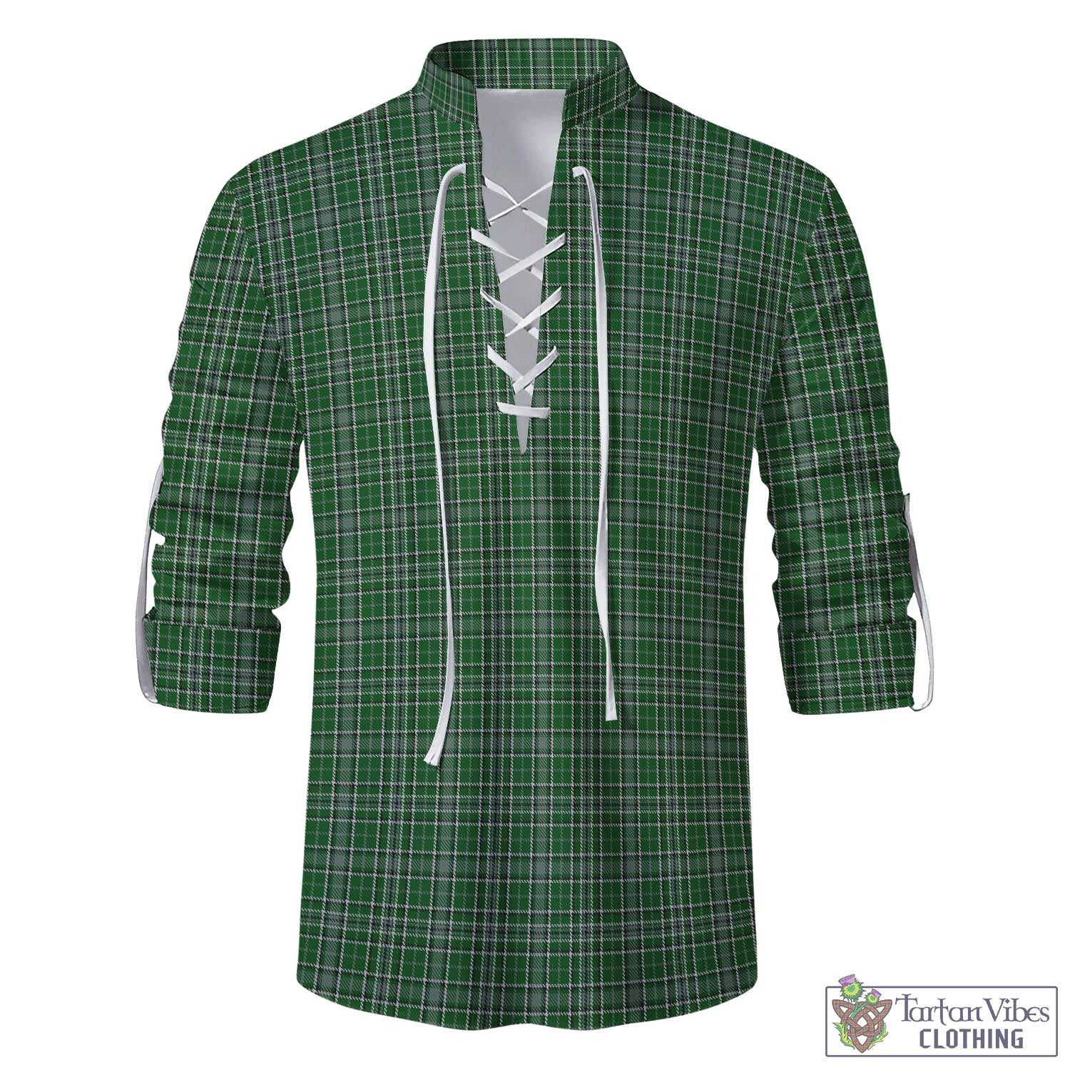 Tartan Vibes Clothing Gayre Dress Tartan Men's Scottish Traditional Jacobite Ghillie Kilt Shirt