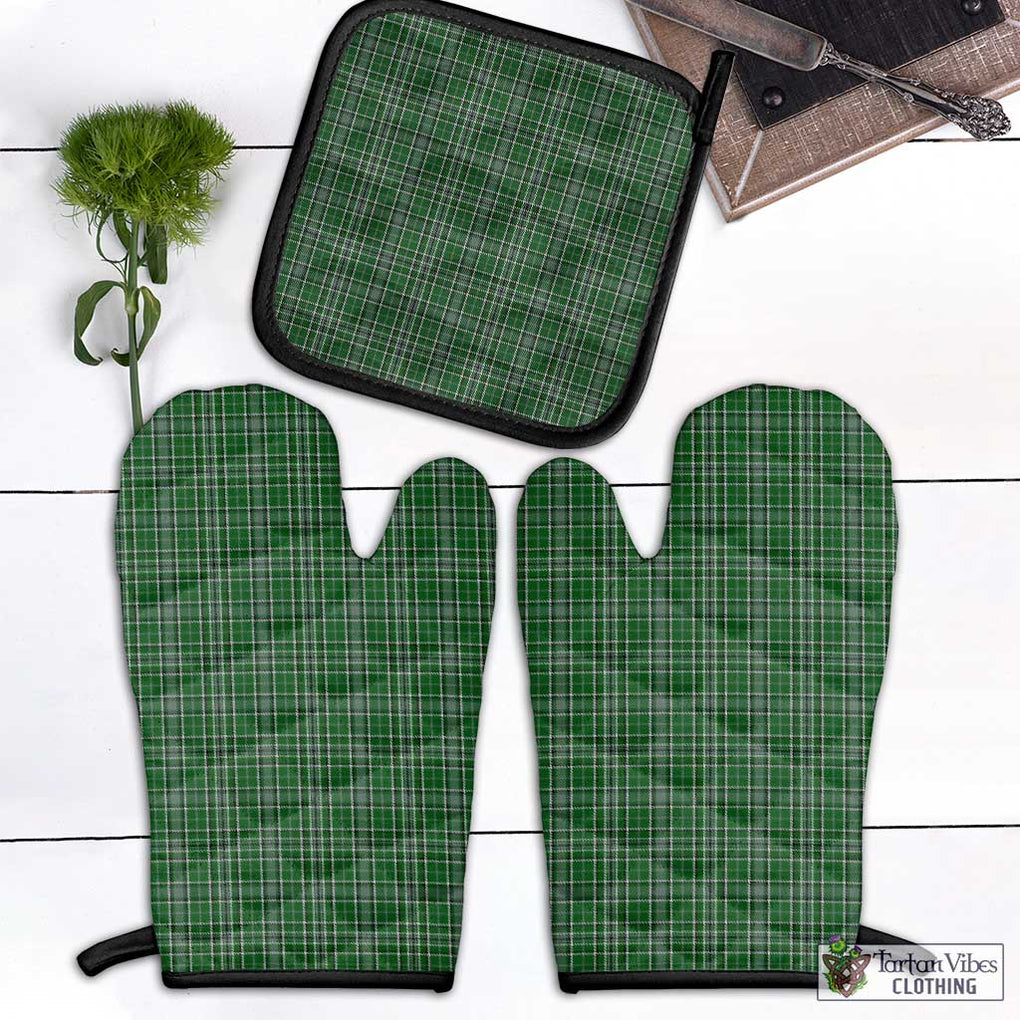 Gayre Dress Tartan Combo Oven Mitt & Pot-Holder Combo 1 Oven Mitt & 1 Pot-Holder Black - Tartan Vibes Clothing