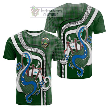 Gayre Dress Tartan Cotton T-shirt with Epic Bagpipe Style