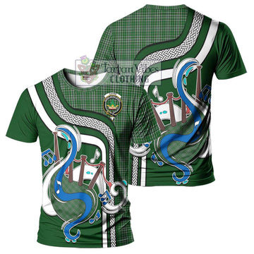 Gayre Dress Tartan T-Shirt with Epic Bagpipe Style