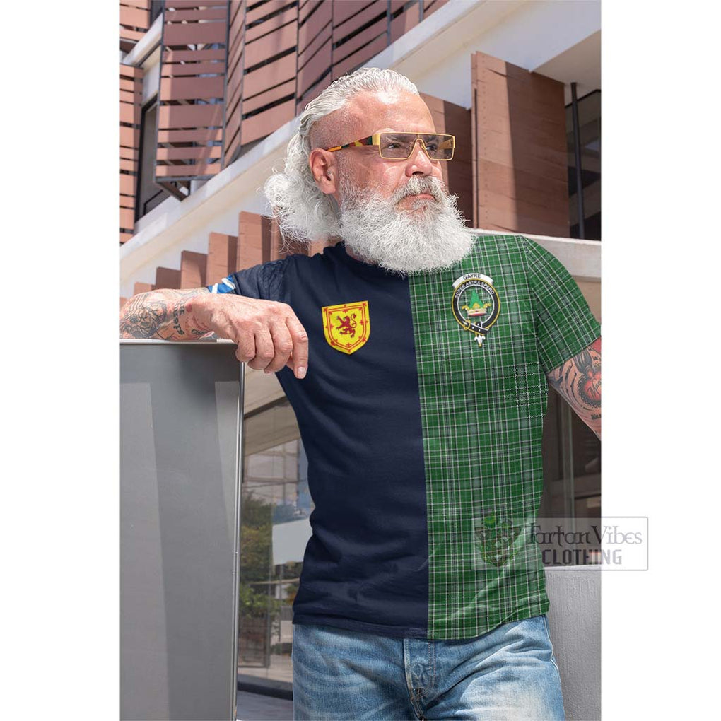 Tartan Vibes Clothing Gayre Dress Tartan Cotton T-shirt with Scottish Lion Royal Arm Half Style