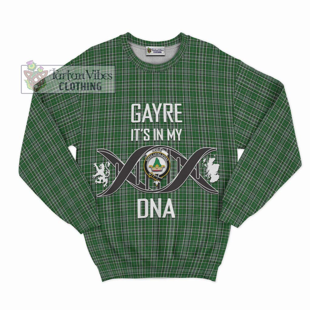 Gayre Dress Tartan Sweatshirt with Family Crest DNA In Me Style - Tartanvibesclothing Shop