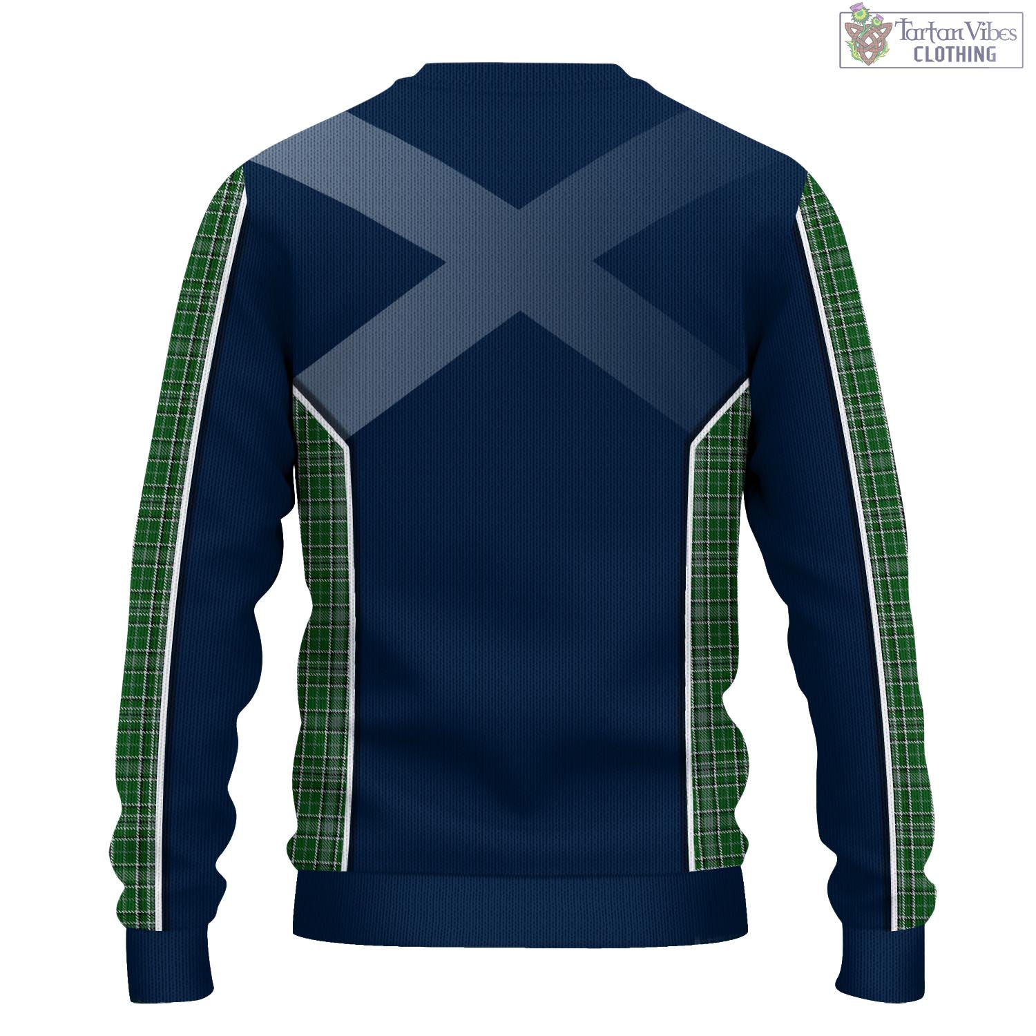 Tartan Vibes Clothing Gayre Dress Tartan Knitted Sweatshirt with Family Crest and Scottish Thistle Vibes Sport Style