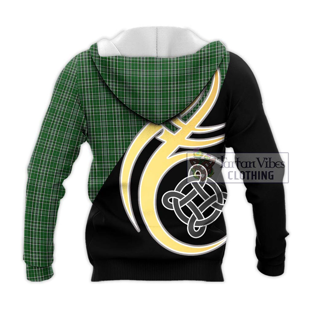 Gayre Dress Tartan Knitted Hoodie with Family Crest and Celtic Symbol Style - Tartan Vibes Clothing