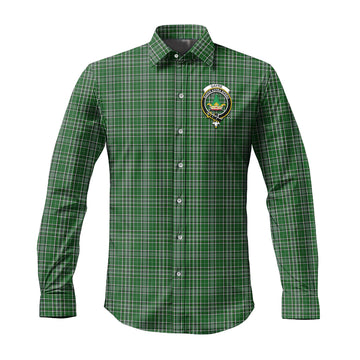 Gayre Dress Tartan Long Sleeve Button Up Shirt with Family Crest