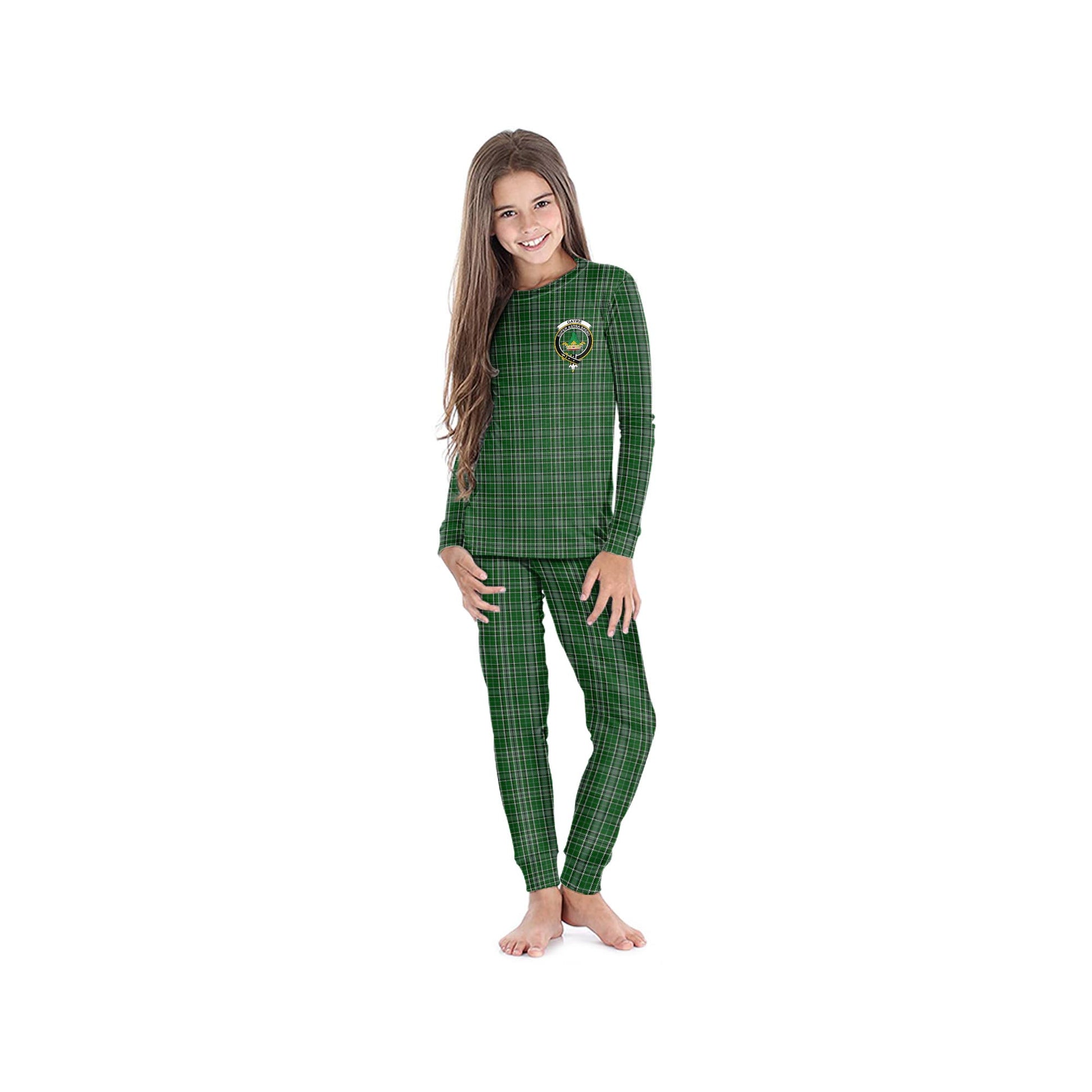 Gayre Dress Tartan Pajamas Family Set with Family Crest - Tartan Vibes Clothing