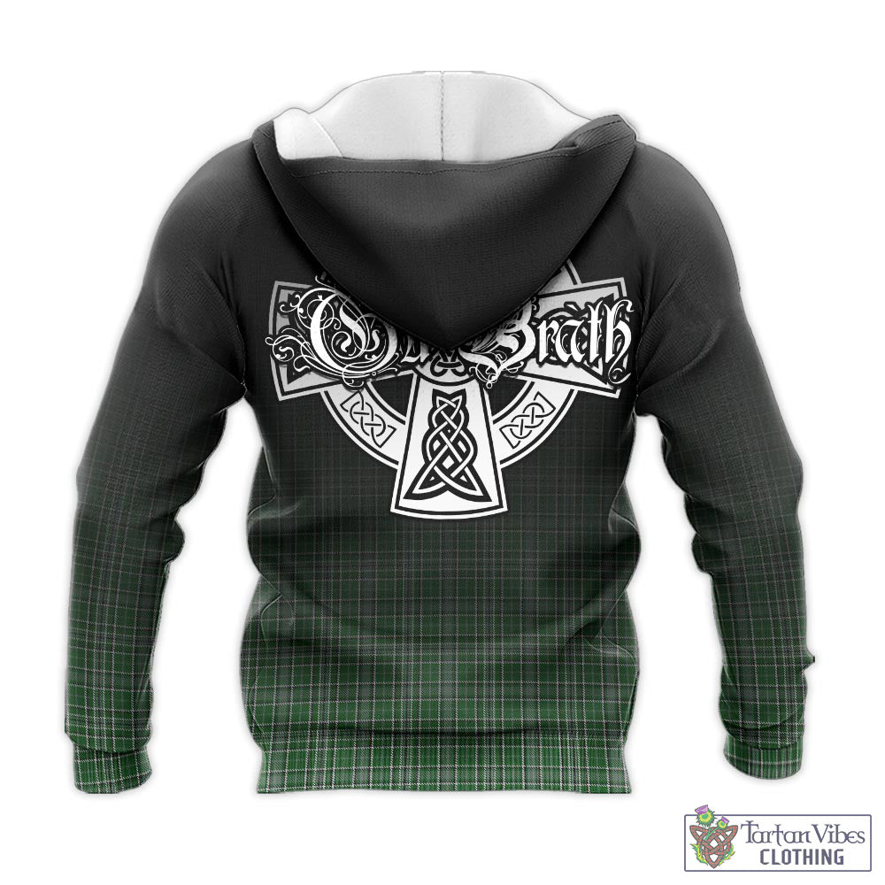 Tartan Vibes Clothing Gayre Dress Tartan Knitted Hoodie Featuring Alba Gu Brath Family Crest Celtic Inspired