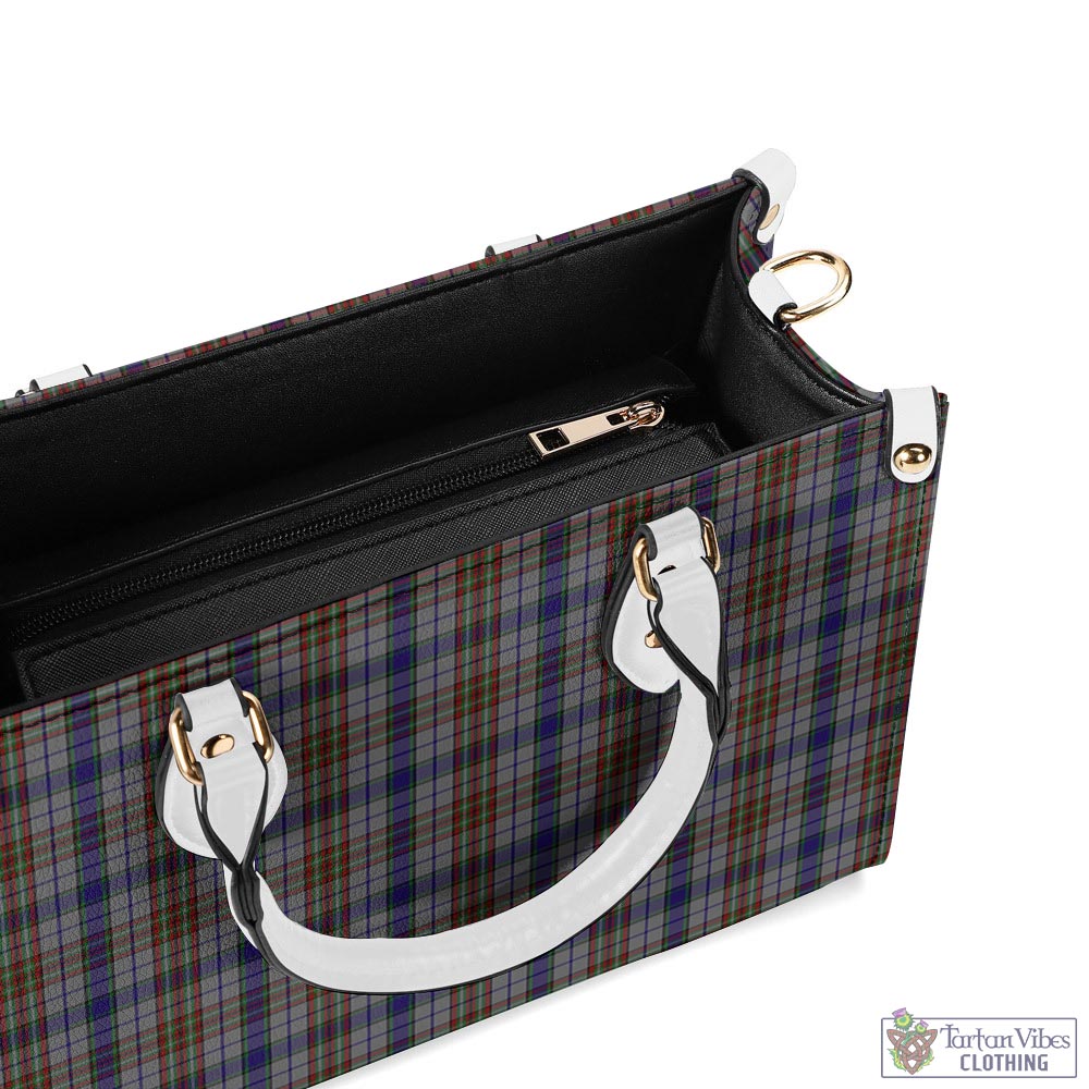 Tartan Vibes Clothing Gayre Hunting Tartan Luxury Leather Handbags