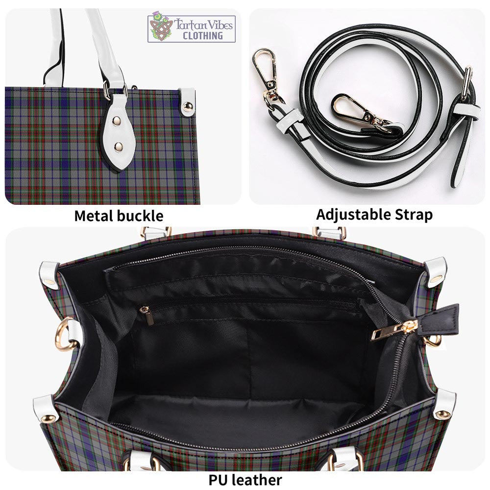 Tartan Vibes Clothing Gayre Hunting Tartan Luxury Leather Handbags