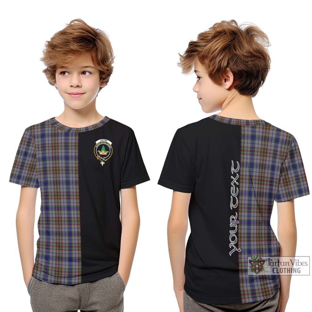 Gayre Hunting Tartan Kid T-Shirt with Family Crest and Half Of Me Style Youth XL Size14 - Tartanvibesclothing Shop