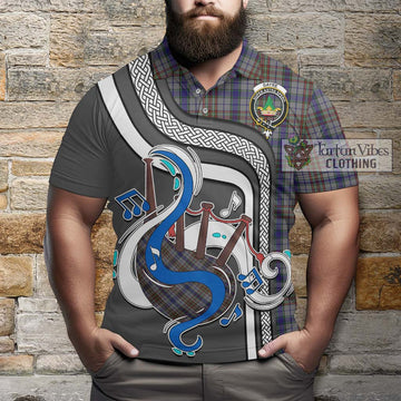 Gayre Hunting Tartan Polo Shirt with Epic Bagpipe Style