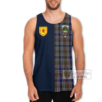 Gayre Hunting Tartan Men's Tank Top Alba with Scottish Lion Royal Arm Half Style