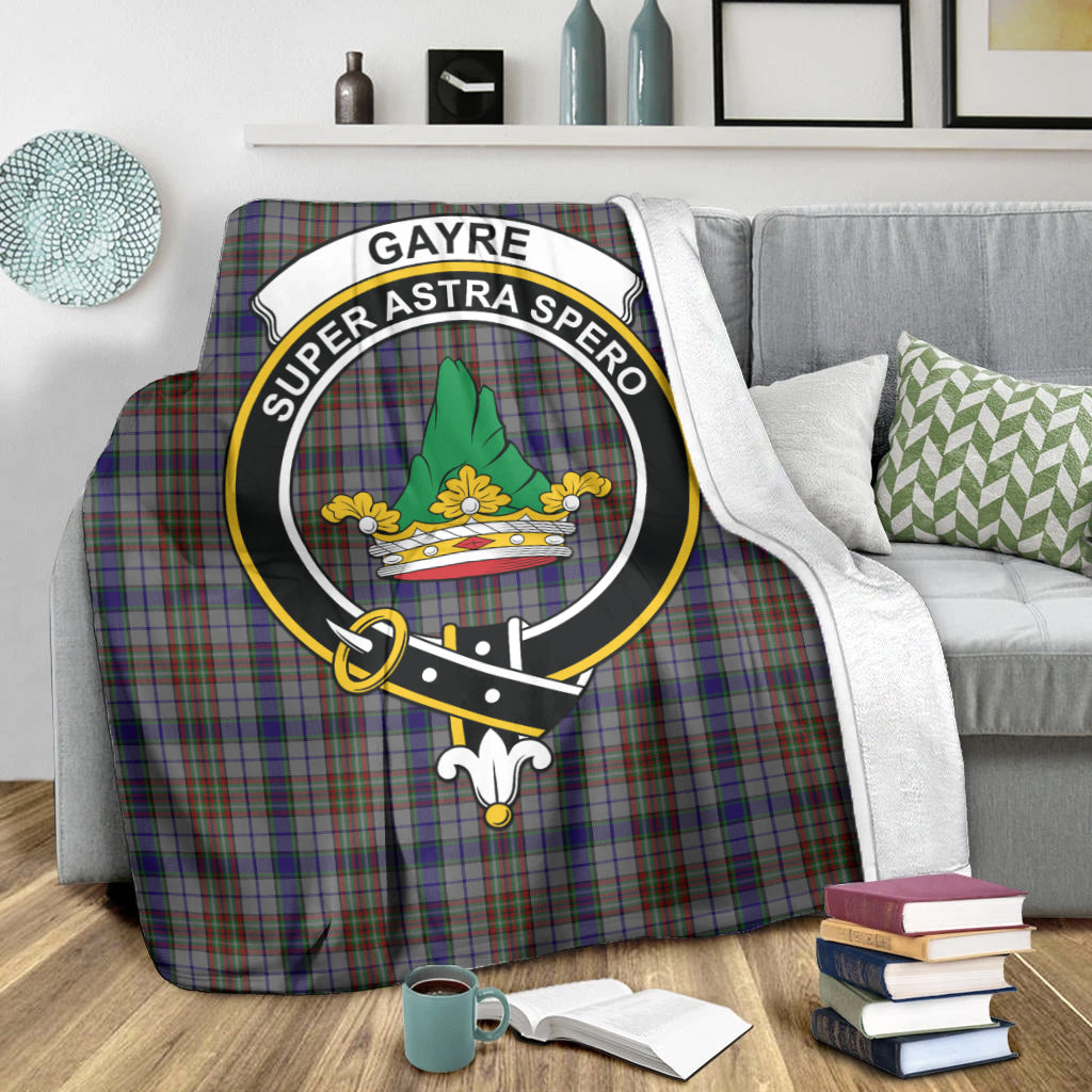 gayre-hunting-tartab-blanket-with-family-crest