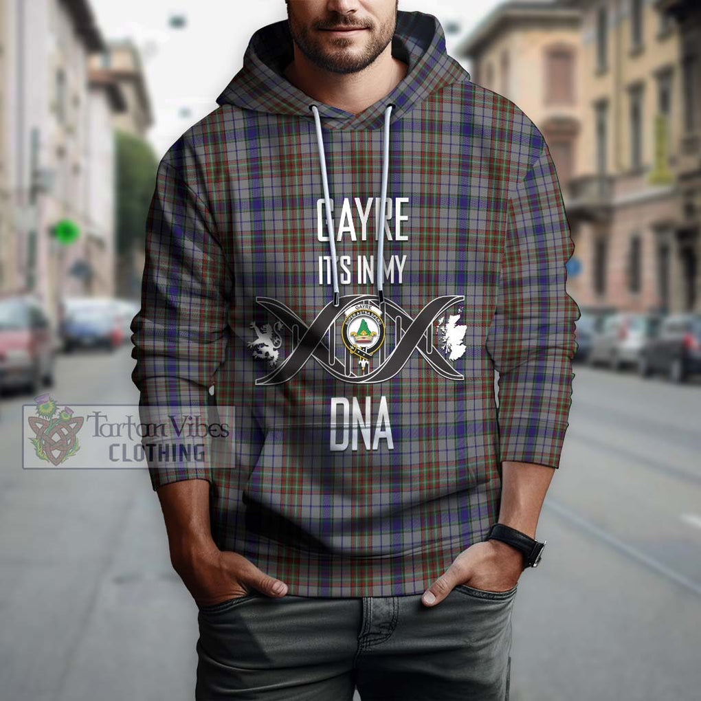 Gayre Hunting Tartan Hoodie with Family Crest DNA In Me Style Pullover Hoodie - Tartanvibesclothing Shop