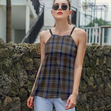 Gayre Hunting Tartan Loose Halter Neck Camisole