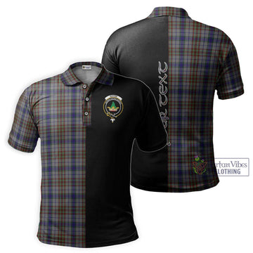 Gayre Hunting Tartan Polo Shirt with Family Crest and Half Of Me Style