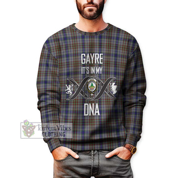 Gayre Hunting Tartan Sweatshirt with Family Crest DNA In Me Style