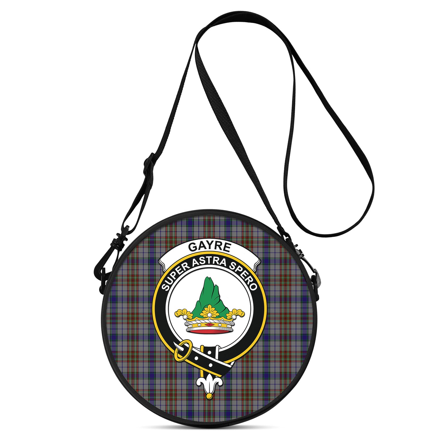 gayre-hunting-tartan-round-satchel-bags-with-family-crest