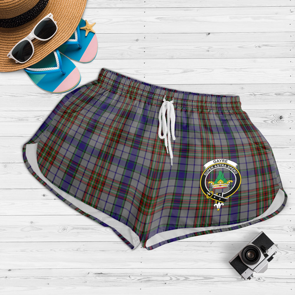 gayre-hunting-tartan-womens-shorts-with-family-crest