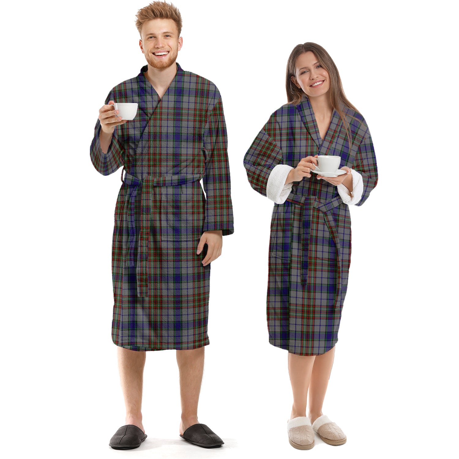 Gayre Hunting Tartan Bathrobe Unisex S - Tartan Vibes Clothing