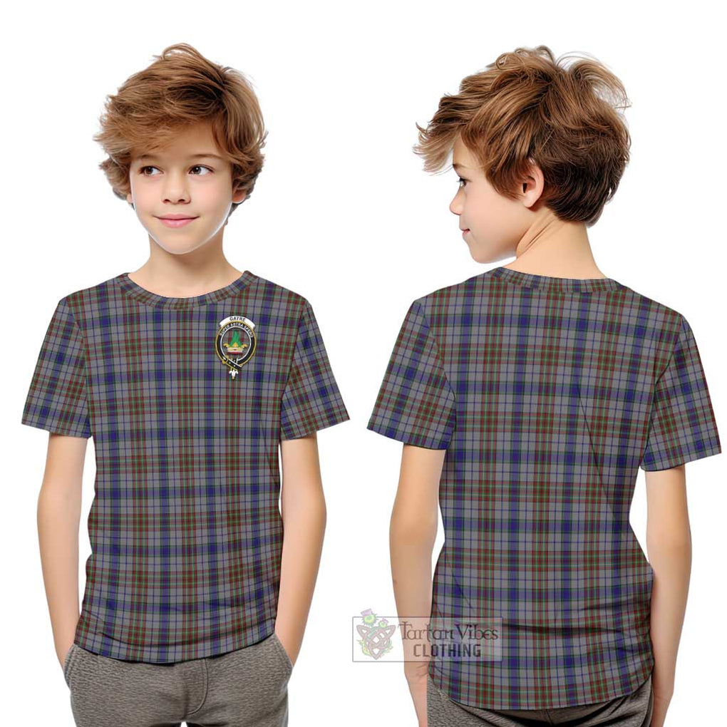 Gayre Hunting Tartan Kid T-Shirt with Family Crest Youth XL Size14 - Tartanvibesclothing Shop