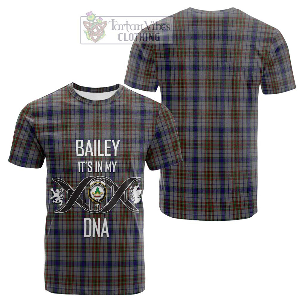 Tartan Vibes Clothing Gayre Hunting Tartan Cotton T-shirt with Family Crest DNA In Me Style