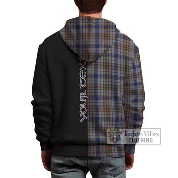 Gayre Hunting Tartan Hoodie with Family Crest and Half Of Me Style