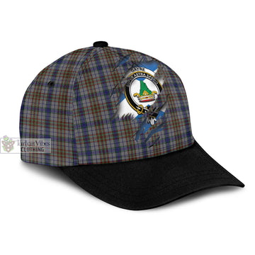 Gayre Hunting Tartan Classic Cap with Family Crest In Me Style